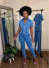 Load image into Gallery viewer, Sascha Denim Jumpsuit
