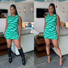Load image into Gallery viewer, The One Green Mini Dress

