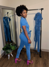 Load image into Gallery viewer, Sascha Denim Jumpsuit
