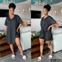 Load image into Gallery viewer, Susie V NECK &amp; BIKER SHORT SET
