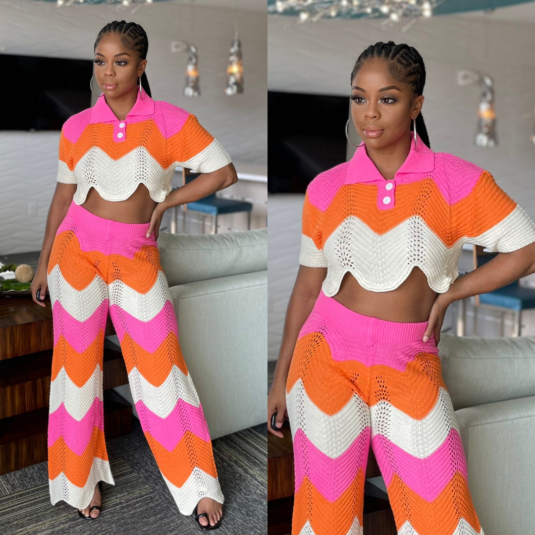 Victoria Multi Color Crochet Set